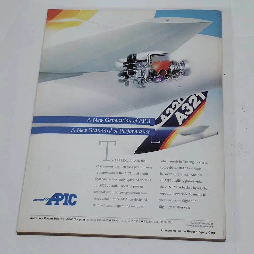 Air Transport World Magazine - June 1993 - Vintage Aviation Publication